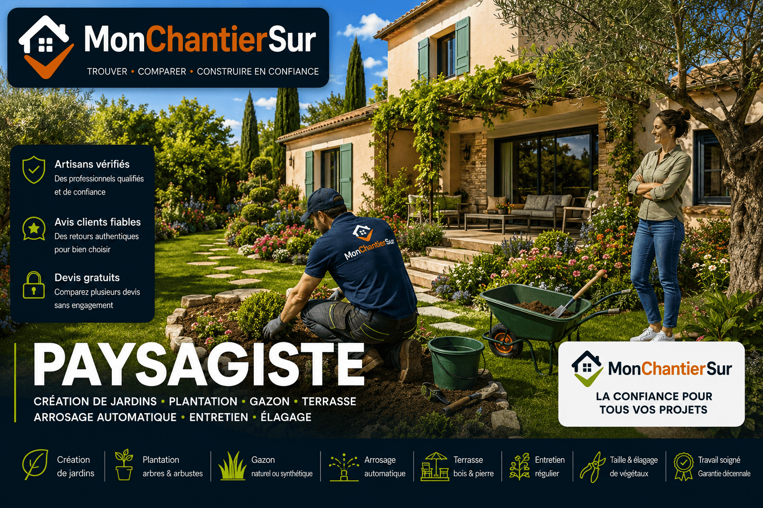 Chantier Jardin et paysage