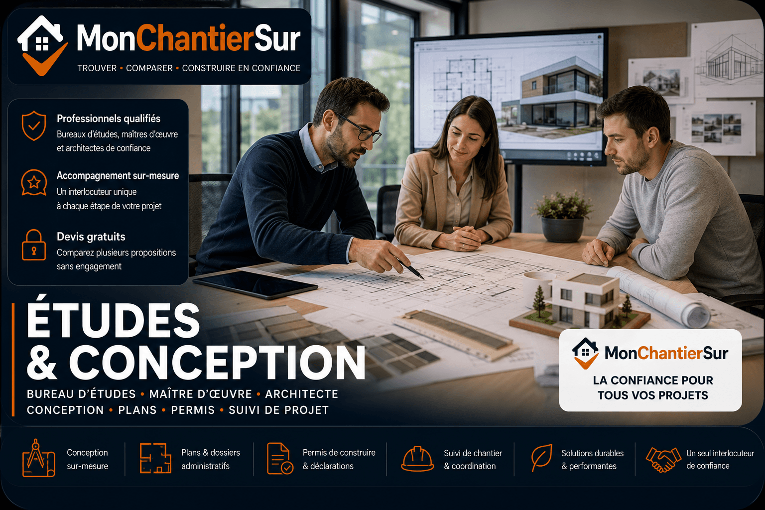 Chantier Études / conception / coordination technique